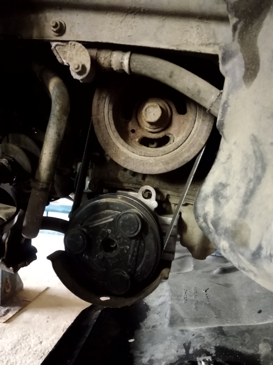 42. Ремень кондиционера miles 5PK715 — Mazda 3 (1G) BK, 2 л, 2008 года ...