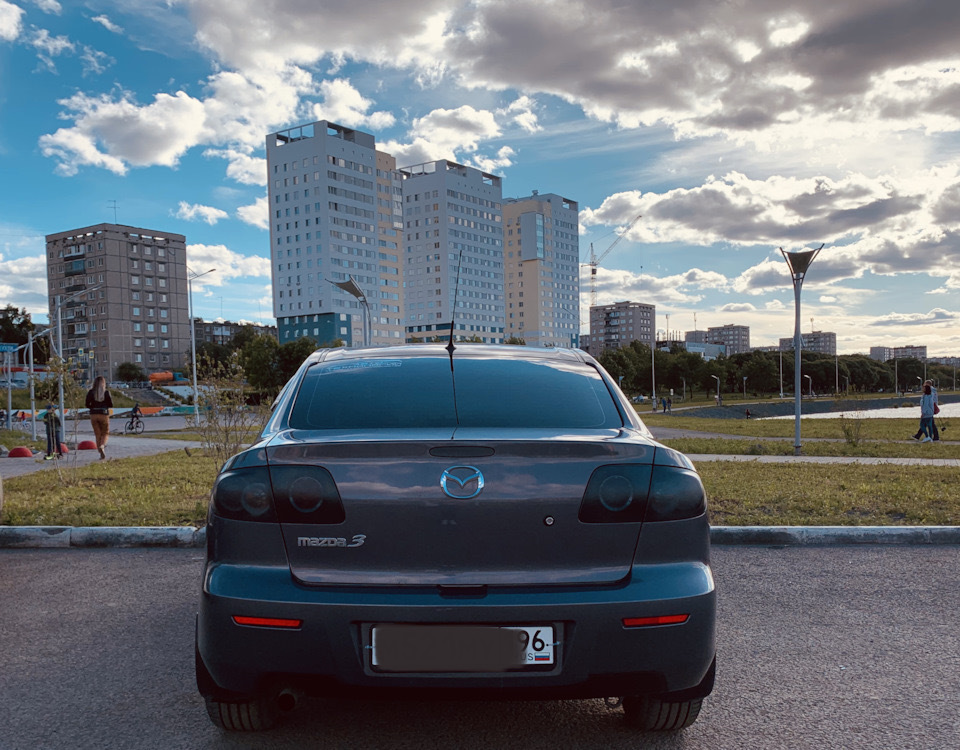 Как затонировать и растонировать задние фонари — Mazda 3 (1G) BK, 1,6 л ...