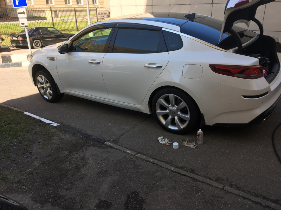 Замена резины и покупка дисков Инфинити — KIA Optima (4G), 2,4 л., 2019 ...