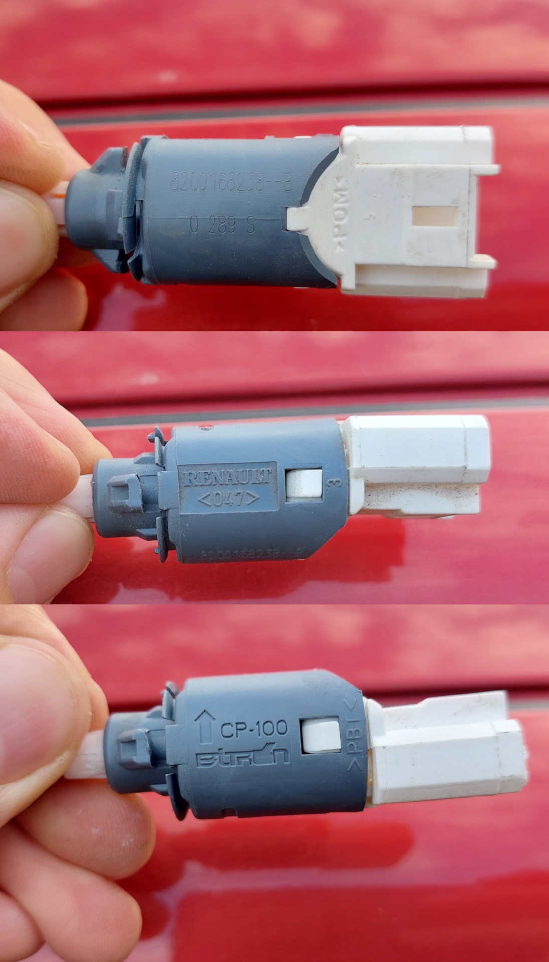 Замена датчика педали тормоза (8200168238), ошибка "P0504" — Lada ...