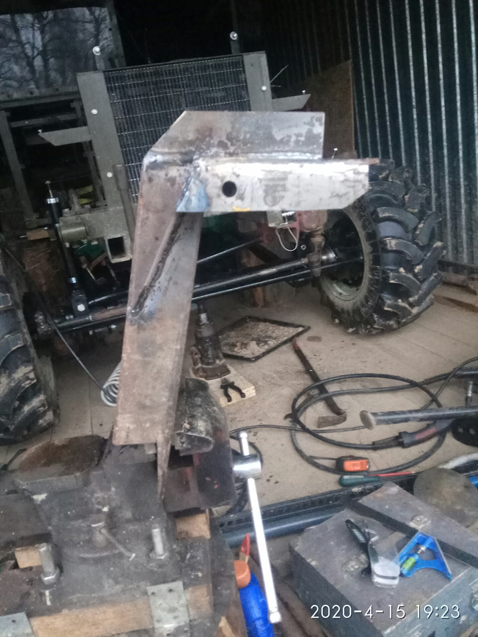 Переделка передней подвески ч5 (стойки) — Самоходка, 0,7 л, 2004 года ...