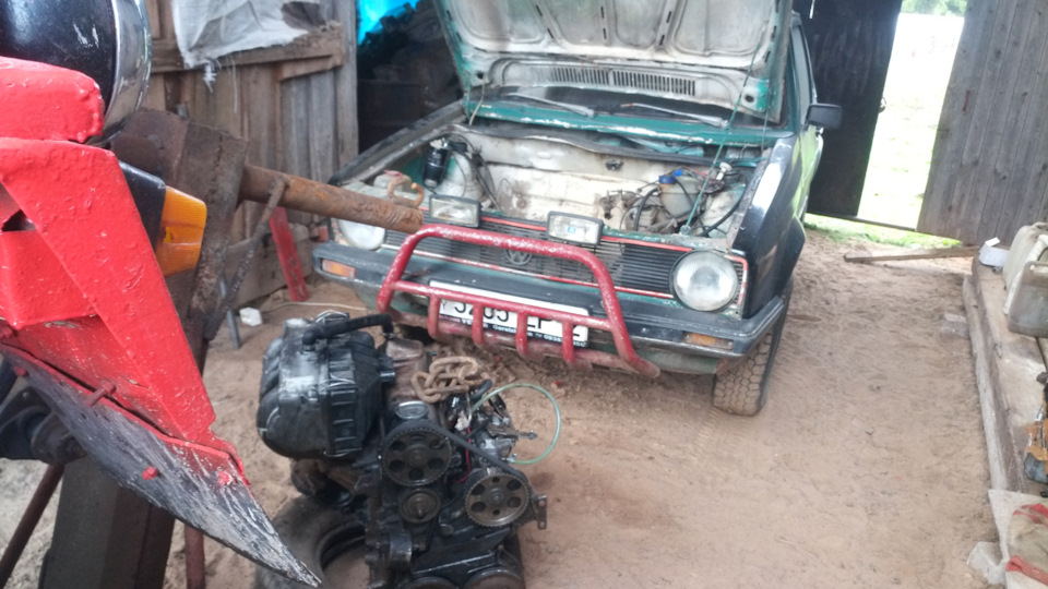 Замена коренных вкладышей — Volkswagen Golf Mk1, 1,6 л, 1980 года ...