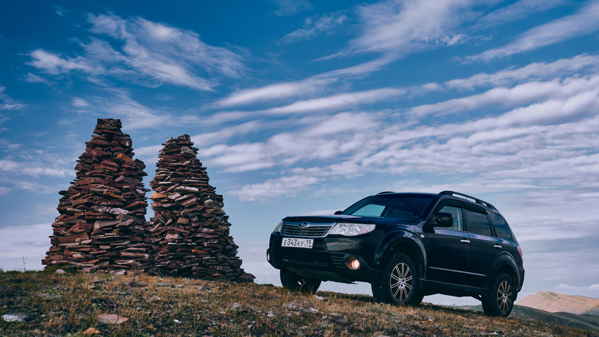 Subaru Forester горы