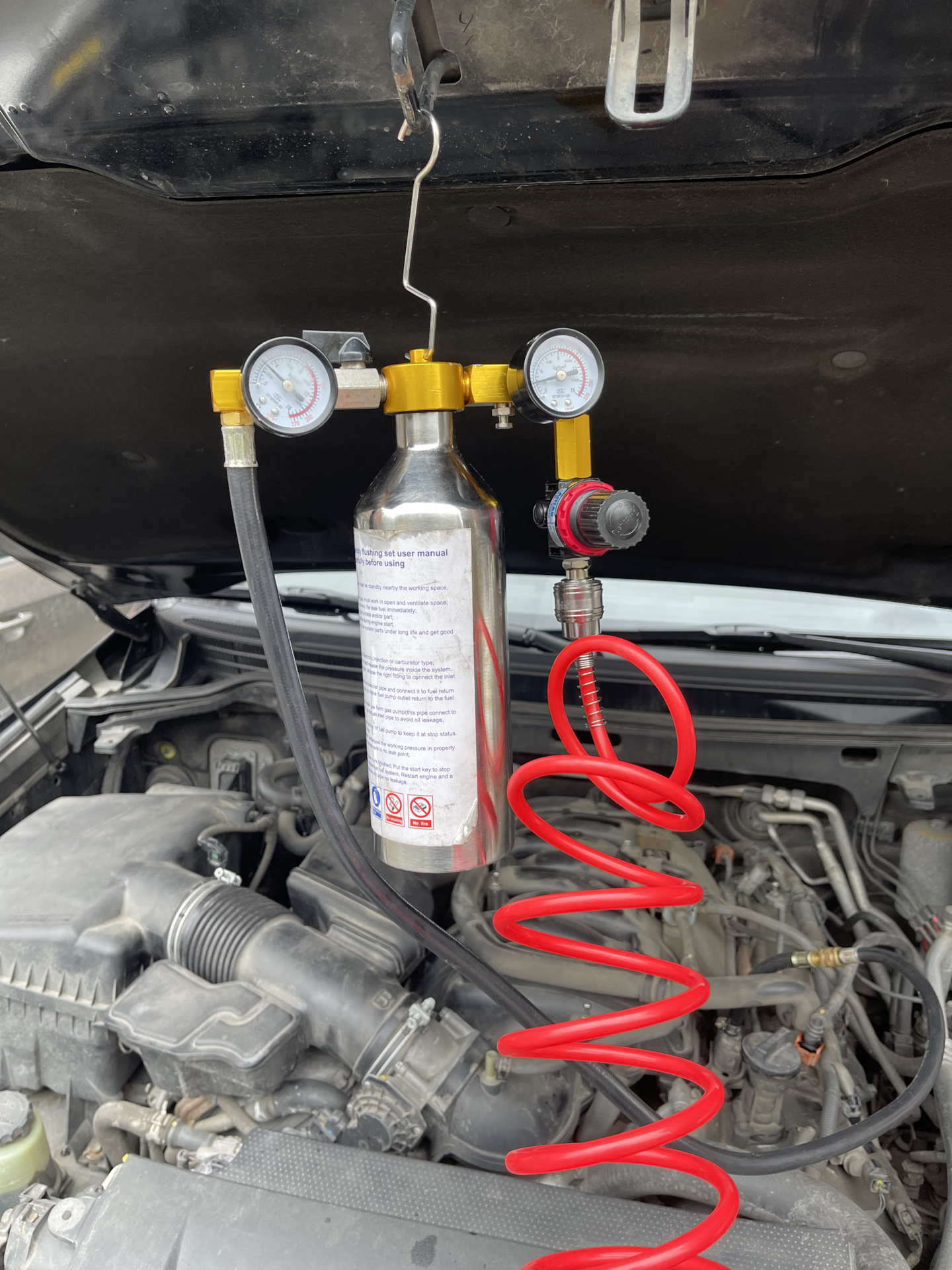 Очистка форсунок без снятия — Lexus LX (URJ200/URJ201), 5,7 л, 2010 ...