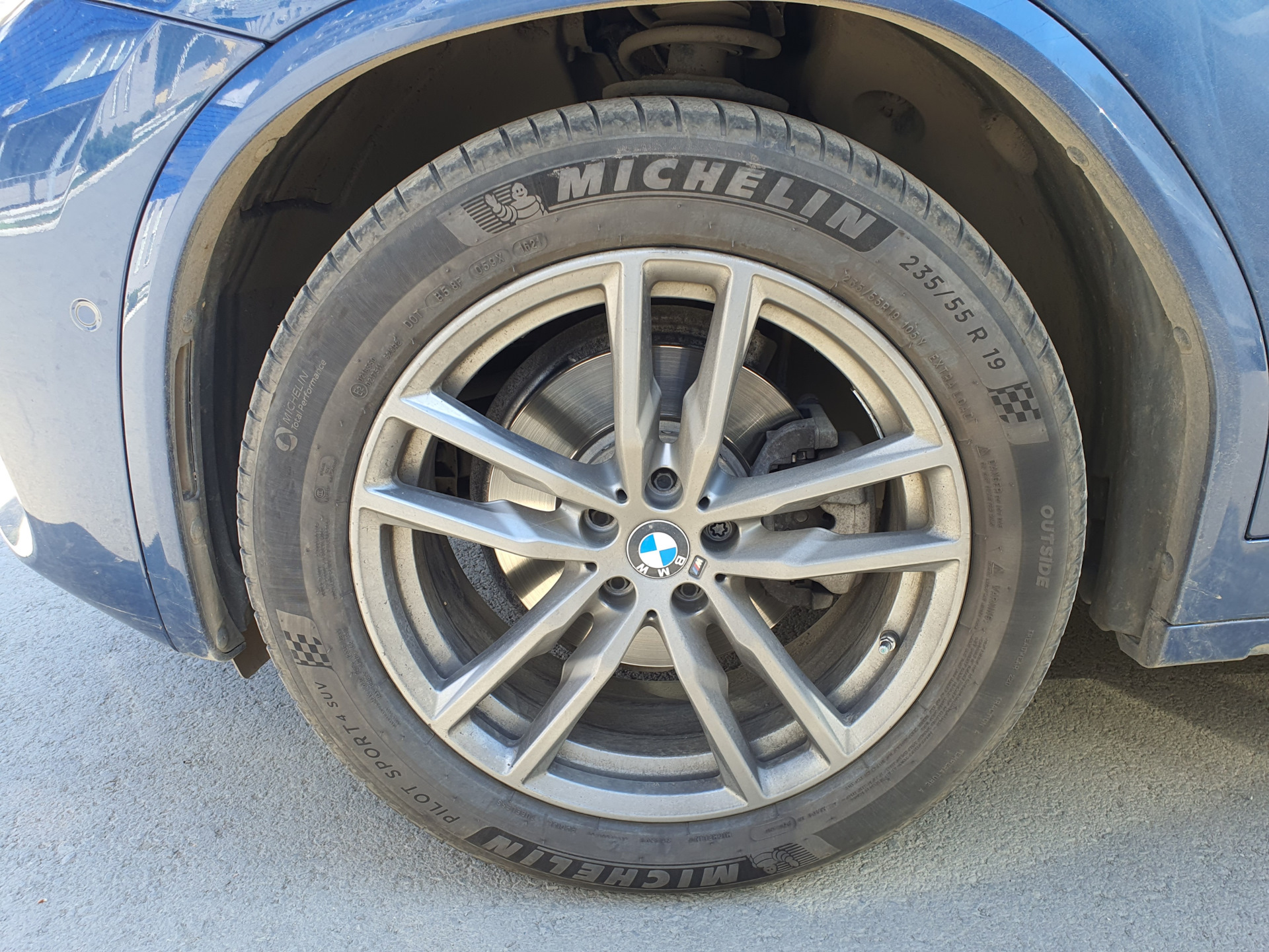 шины 235/55 R19 на Икс3 — BMW X3 (G01), 2 л, 2019 года | шины | DRIVE2