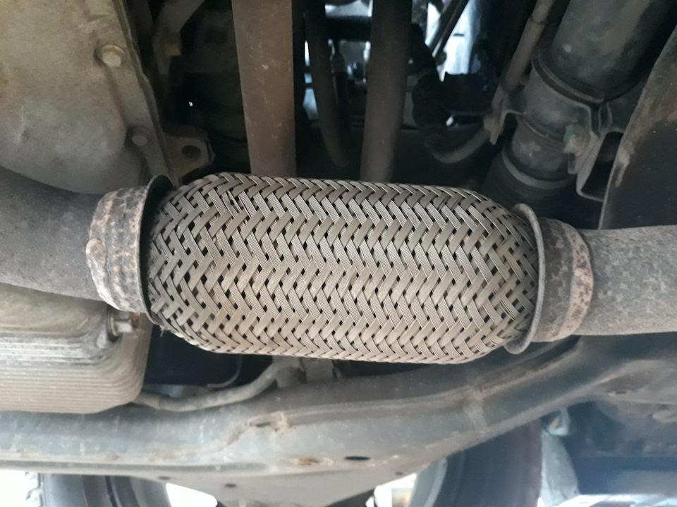 Замена гофры — Hyundai Tucson (JM), 2 л, 2008 года | визит на сервис ...