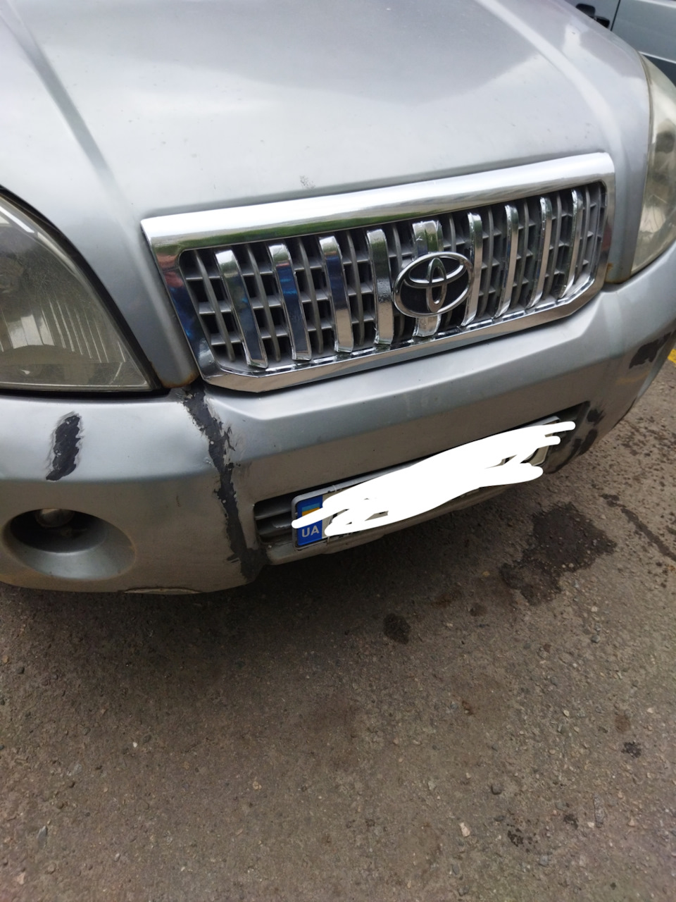 Оклейка решетки радиатора пленкой — Derways Shuttle, 2,2 л, 2009 года ...