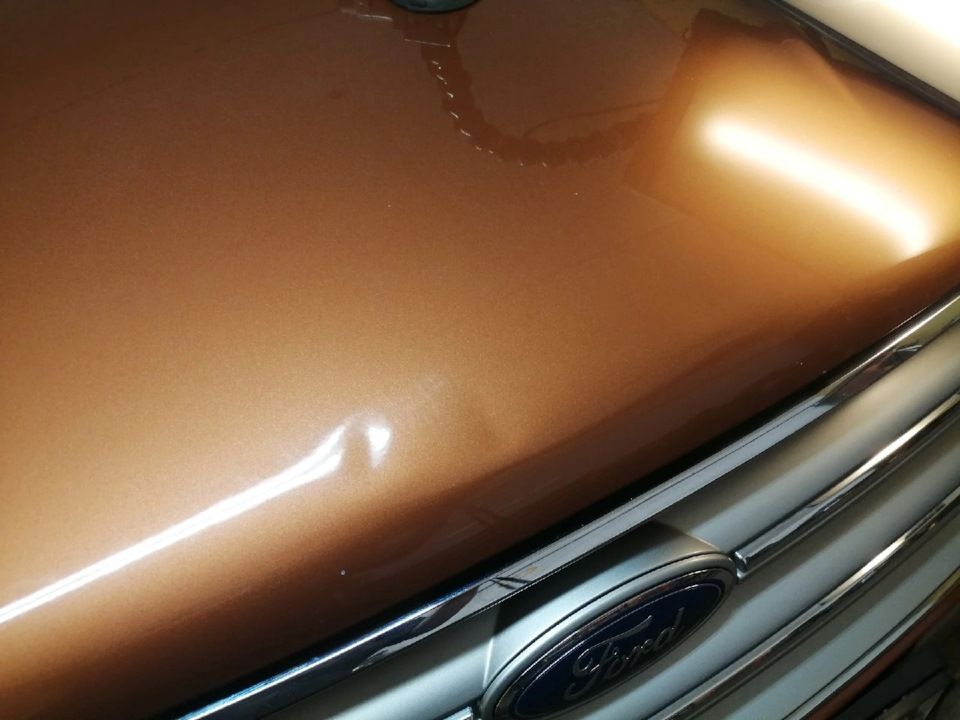 Ford kuga, вмятина на капоте — Bezpokras на DRIVE2