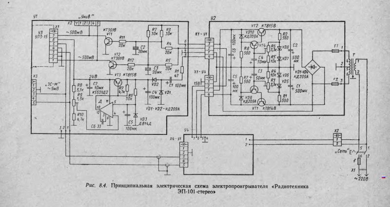 Схема управления двигателем радиотехника эп 101