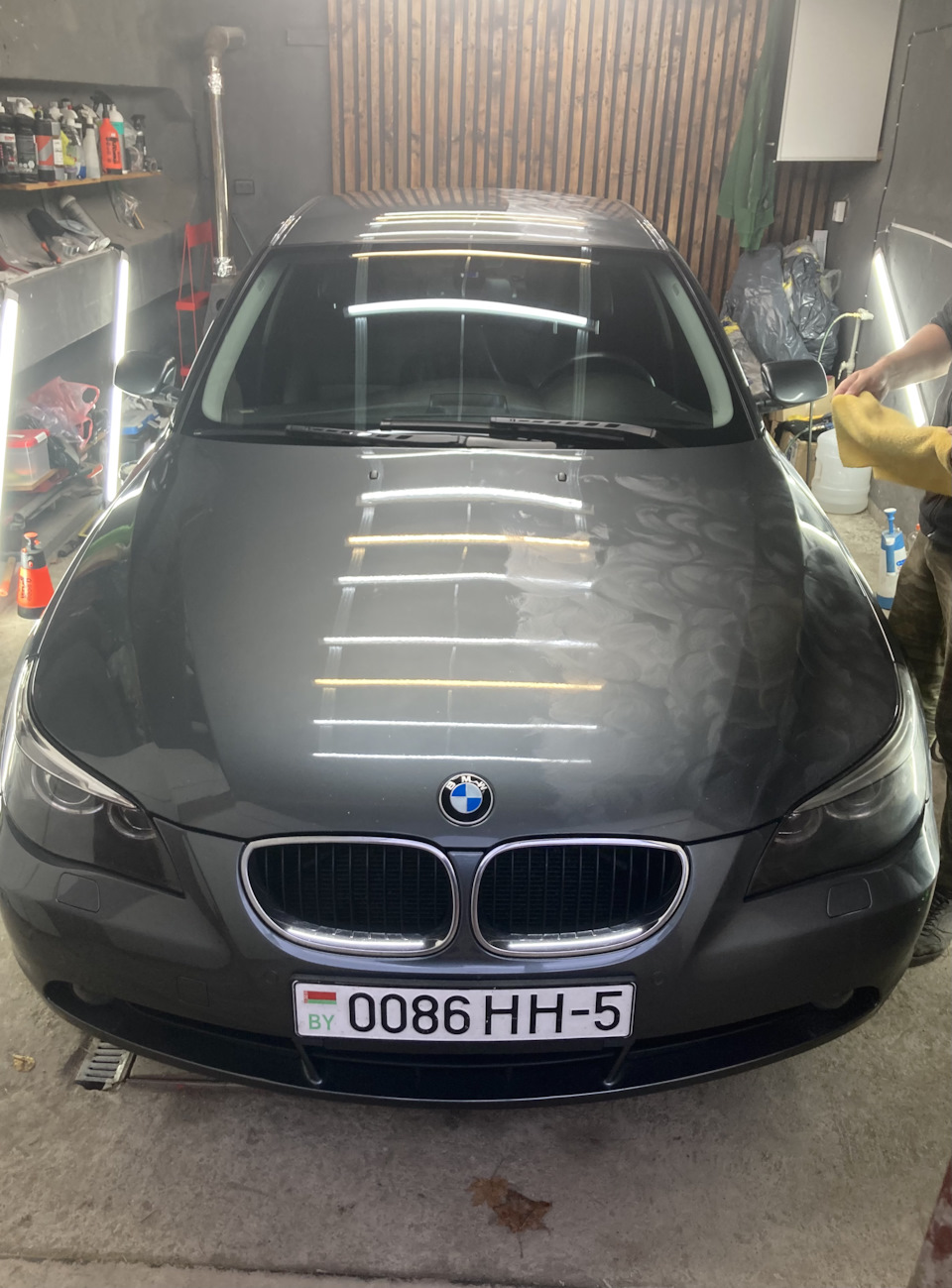 Полная полировка авто и твердый воск — BMW 5 series (E60), 2 л, 2006 года |  стайлинг | DRIVE2