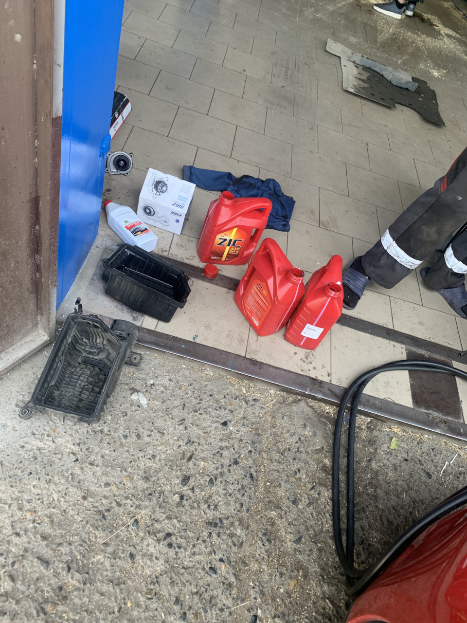 Замена масла в коробке автомат — KIA Ceed (2G), 1,6 л, 2014 года ...