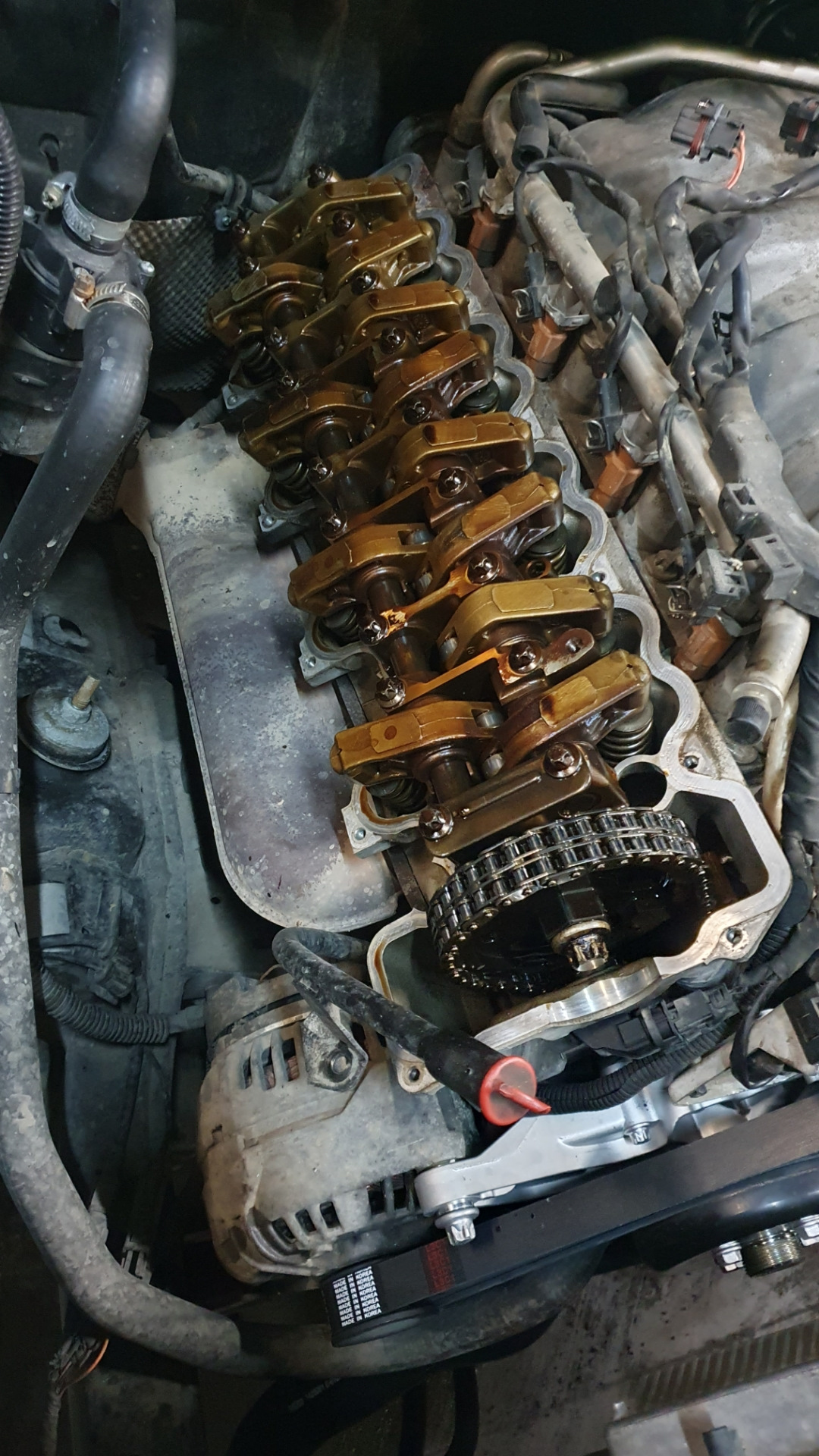 Прокладки клапанных крышек — Mercedes-Benz M-Class (W163), 5 л, 2002 ...