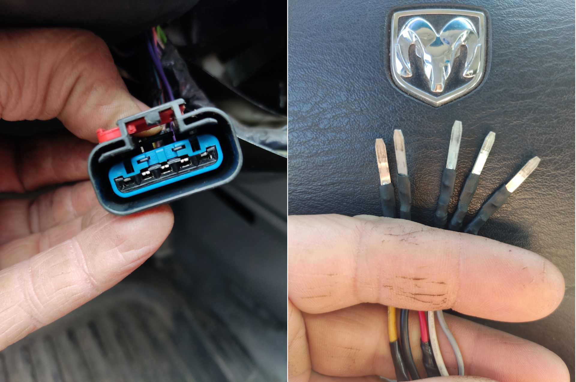 Установка кнопки Старт-Стоп на Dodge caravan 4 2005 — Dodge Caravan IV ...