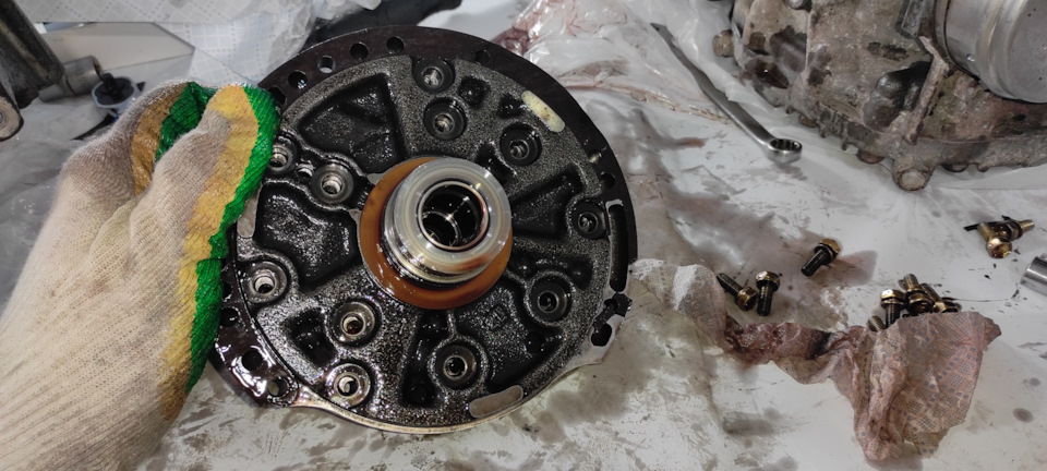 Итак начали разбирать АКПП Aisin 15010 1 — Проверка масляного насоса и ...