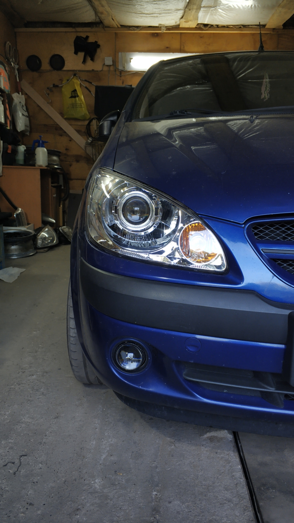 Полировка фар — Hyundai Getz, 1,4 л, 2008 года | стайлинг | DRIVE2