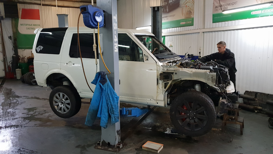 Пришлось катиться на таких непотребных задних колесьях) — Land Rover Discovery III