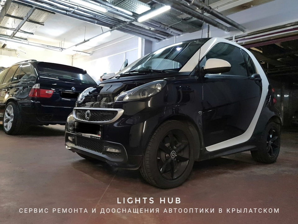 Упала линза в фаре Mercedes Smart — LIGHTS HUB на DRIVE2