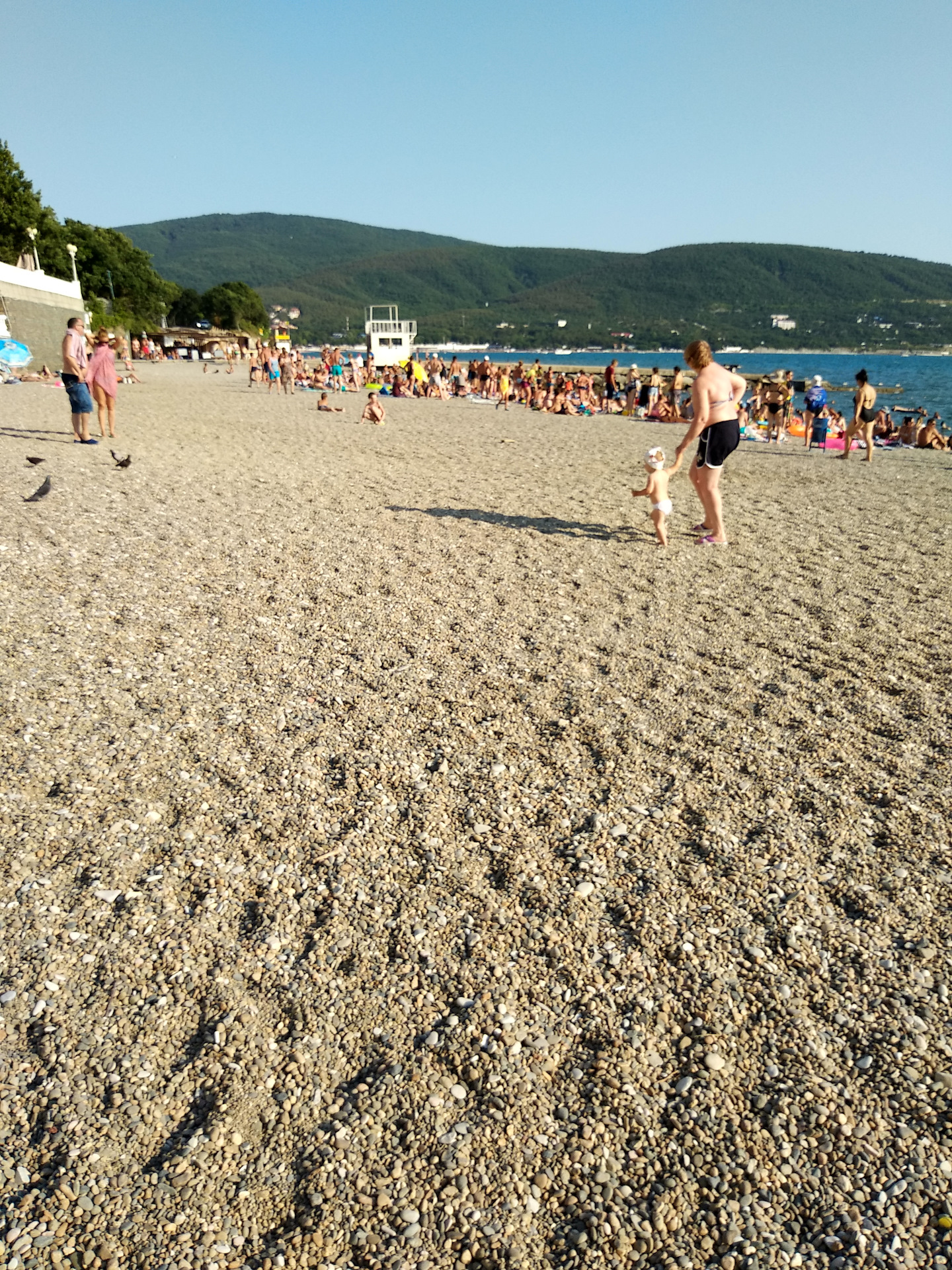 Пляж пансионата Кабардинка 2021