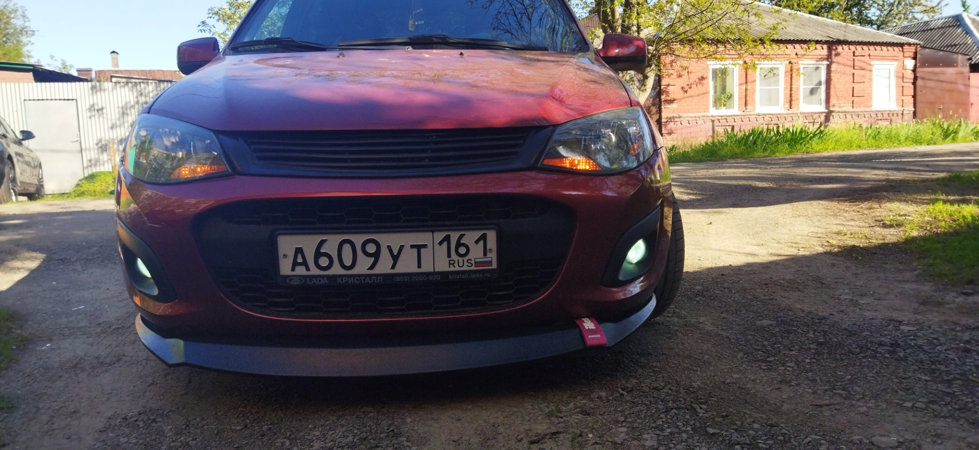 Сплиттер volta — Lada Калина 2 хэтчбек, 1,6 л, 2016 года | стайлинг ...