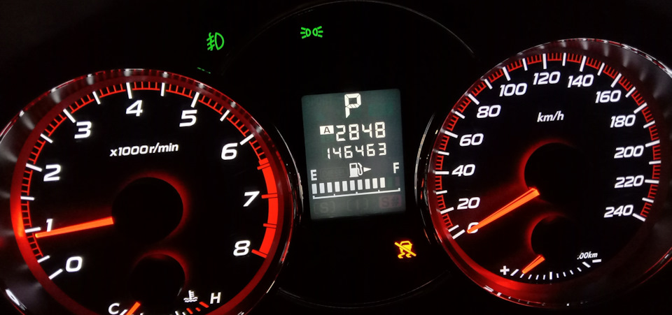 контрольная лампочка отключения VDC — Subaru Forester (SH), 2,5 л, 2011 ...