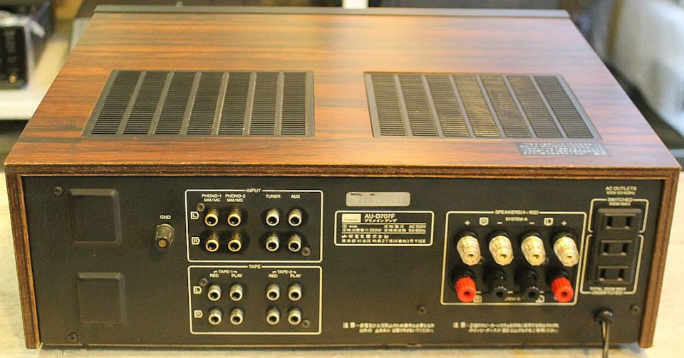 SANSUI Heatpipe I. 1980-85: AU-D9, AU-D707F, AU-D607F, AU