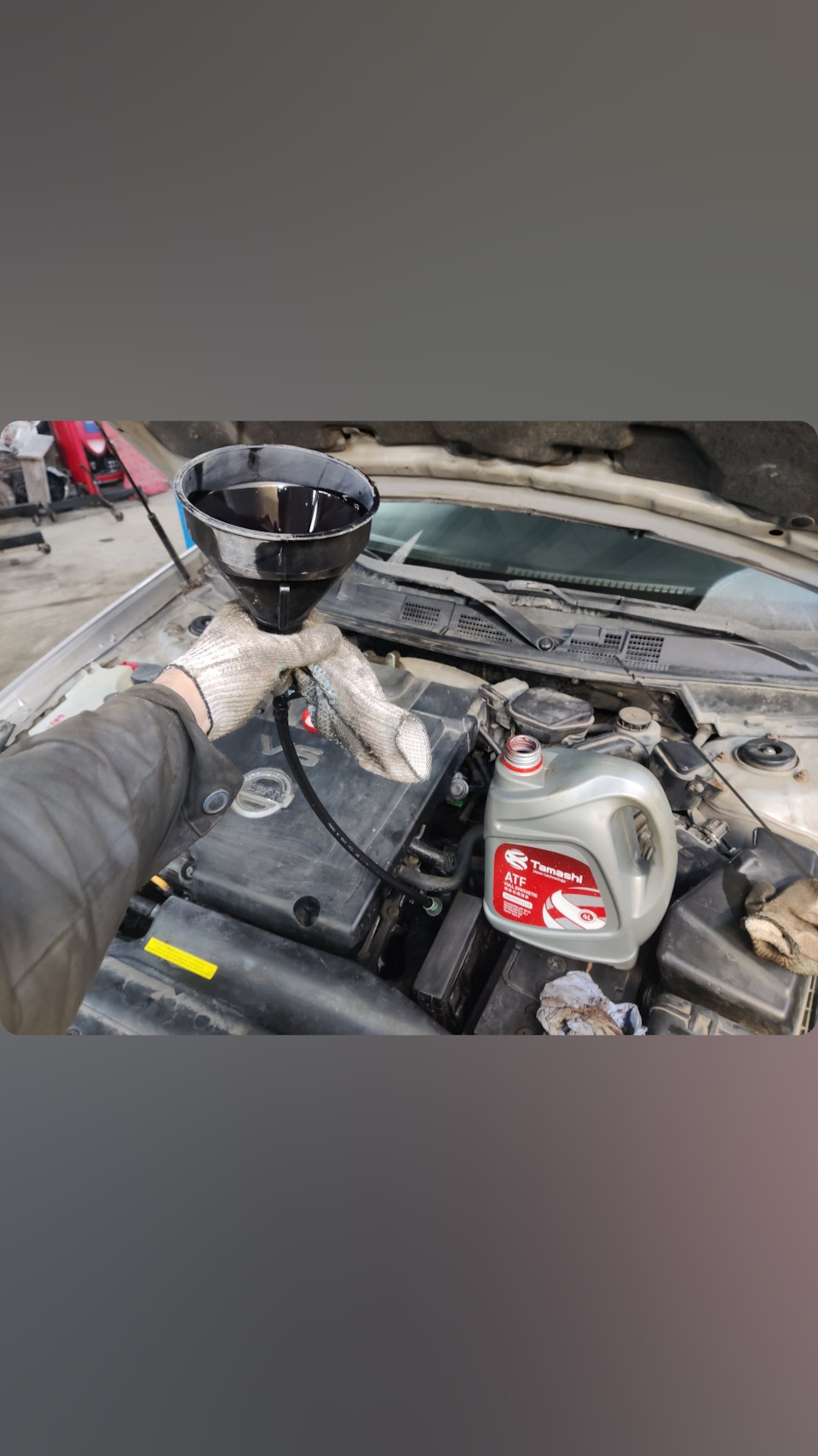 Заменил масло в коробке частично, и шланг охлвждения акпп — Nissan ...
