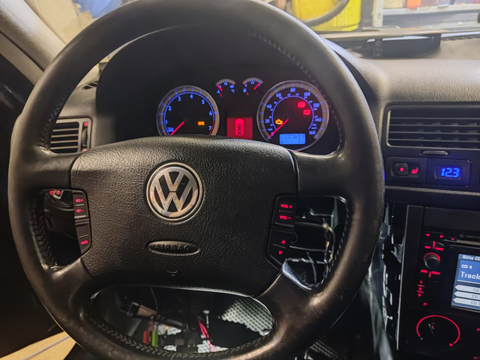 Мультируль. Установка. Нужна помощь — Volkswagen Bora, 2 л, 2003 года ...