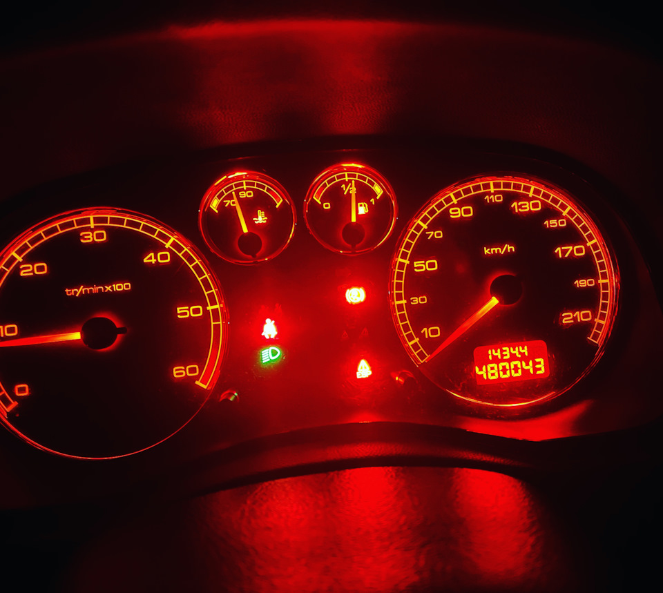 Поездка на 1434 км за 20часов по рб — Peugeot 307 SW, 2 л, 2003 года ...