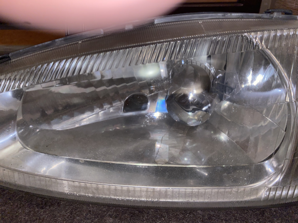 Полировка и промывка фар — Mitsubishi Mirage V, 1,3 л, 1997 года ...