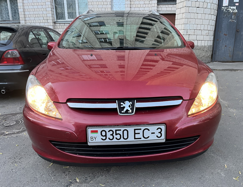 Philips Vision +30% в ближний свет — Peugeot 307 SW, 2 л, 2003 года ...