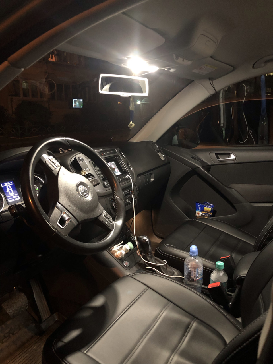 Замена стандартных ламп на диодные от Lumos — Volkswagen Tiguan (1G), 2 ...