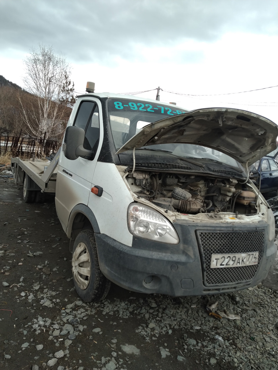 Замена датчика давления масла 4216. — ГАЗ Соболь, 2,4 л, 2004 года ...