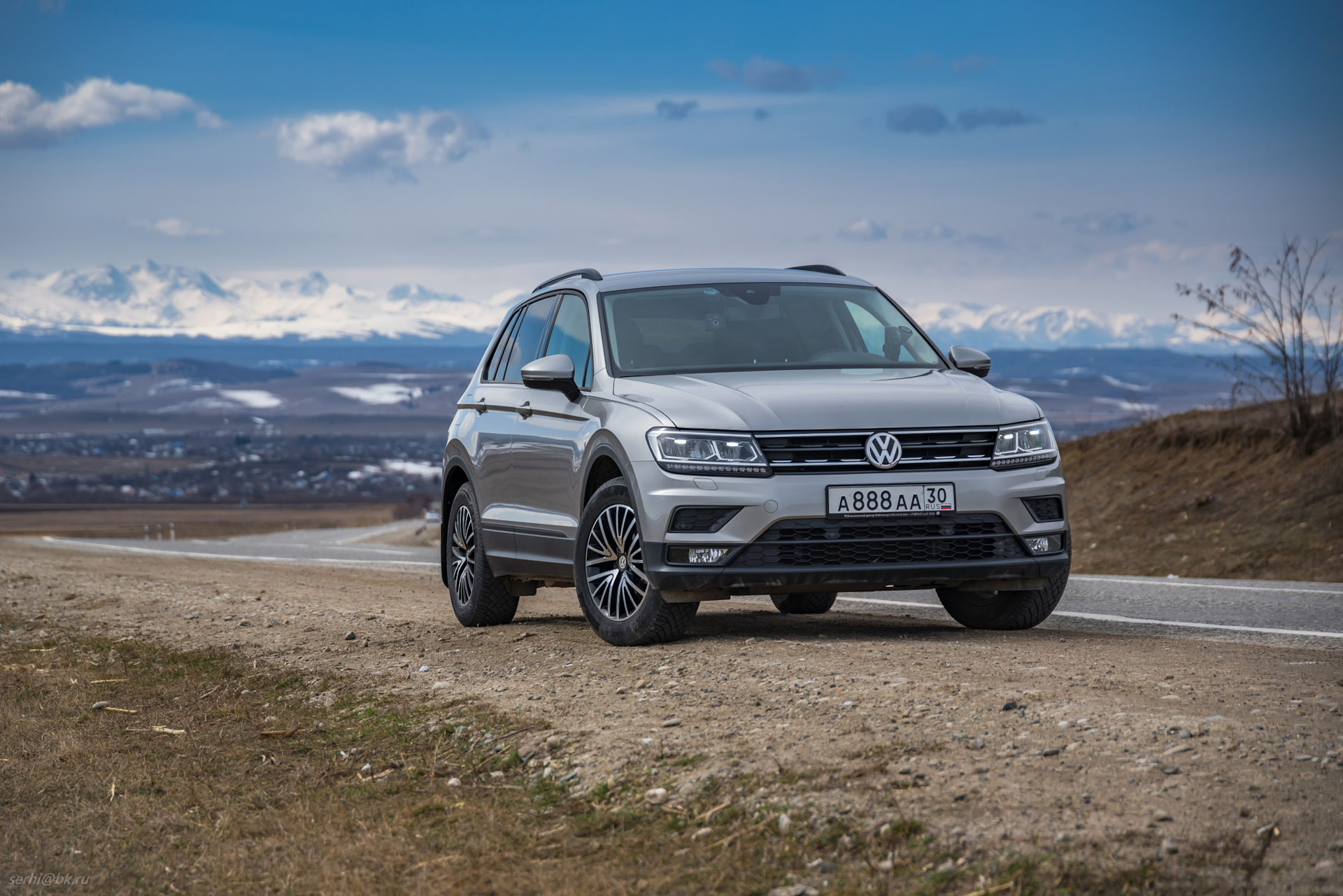 Volkswagen Tiguan в горах