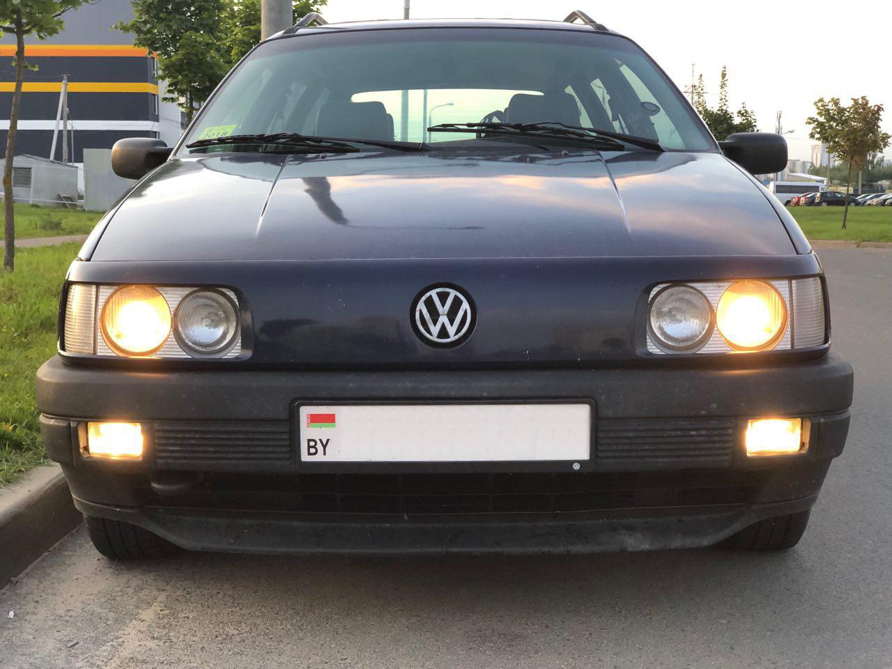 Без б 3. Оптика HELLA VW Passat b3.