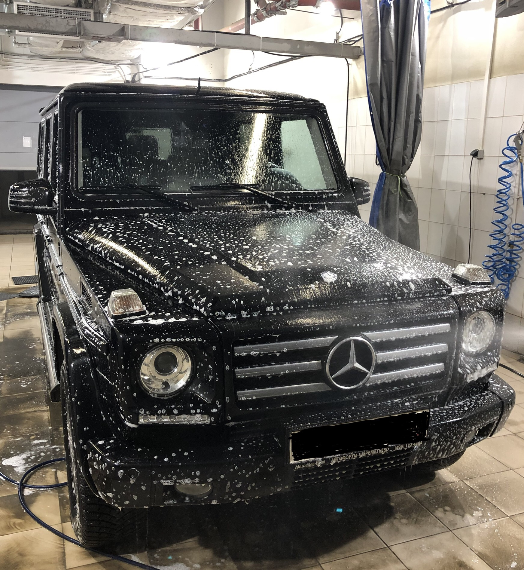 Кто как моет?) — Mercedes-Benz G-Class (W463), 3 л, 2013 года | мойка |  DRIVE2