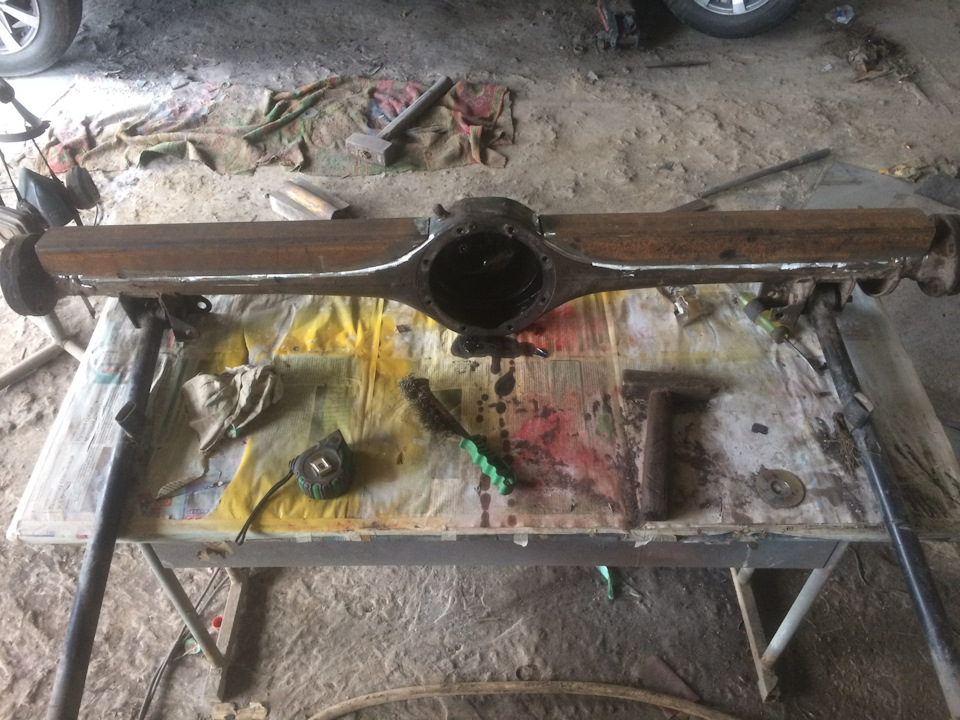 Обварка заднего моста — LADA 4x4 3D, 1,9 л., 1986 года | своими руками ...