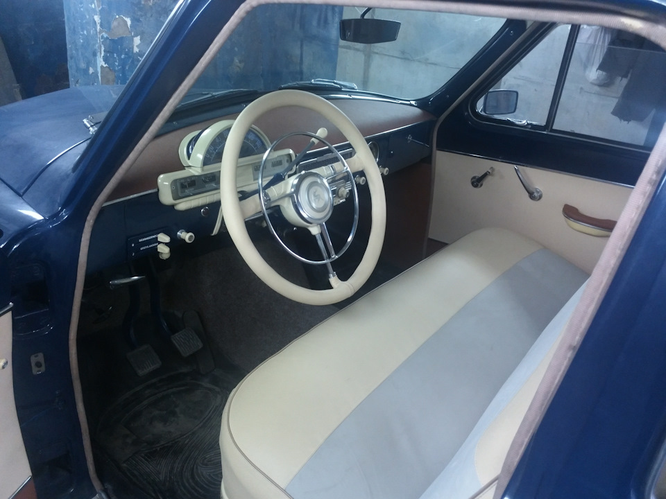 Простая реставрация руля, обшивка кожей. — ГАЗ 21, 4,2 л, 1963 года ...