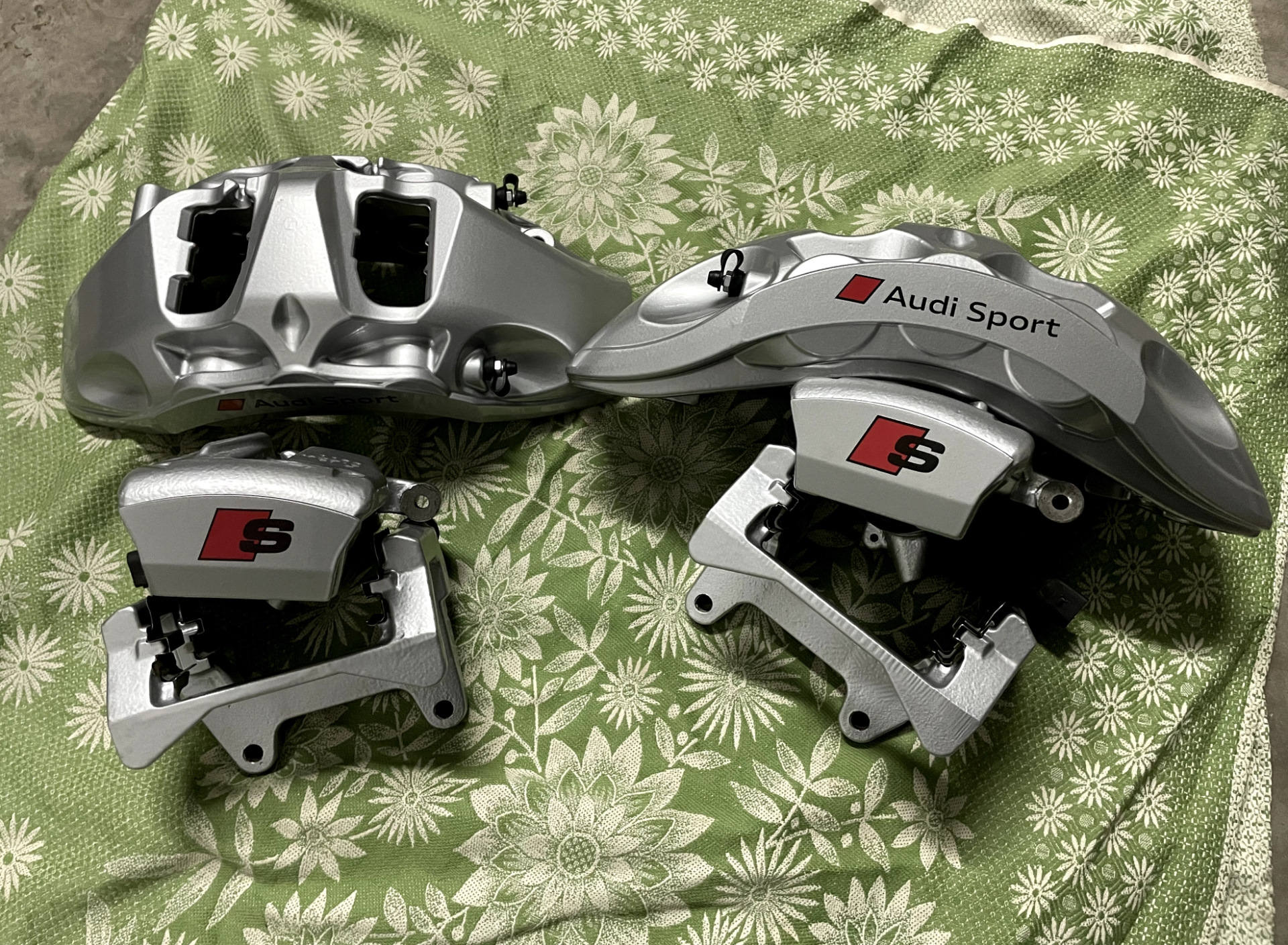 Окрас суппортов или "Вай бл.я, чо за платок" — Audi A6 Allroad quattro ...