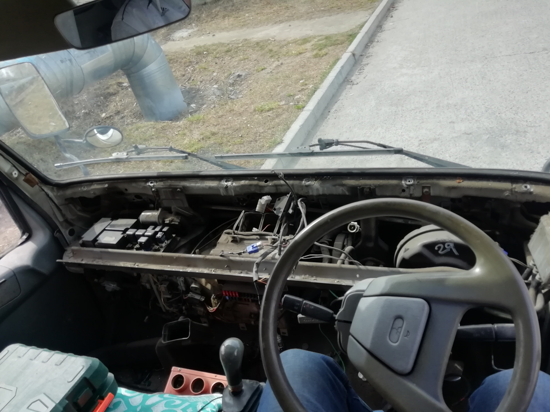 Как снять руль на кантер Про печку - Mitsubishi canter, 2,8 л, 1995 года своими руками DRIVE2
