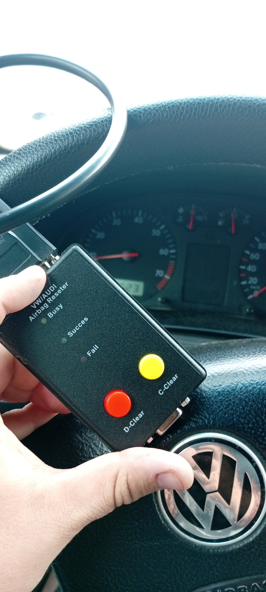 65535 неисправен блок подушек безопасности — Volkswagen Passat B5, 1,8 ...