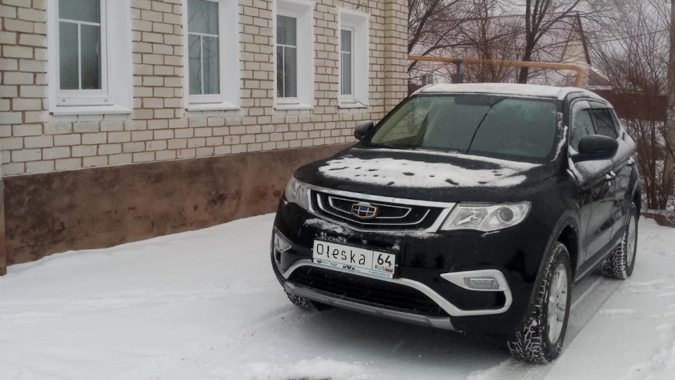 Geely Atlas Черный Жулик