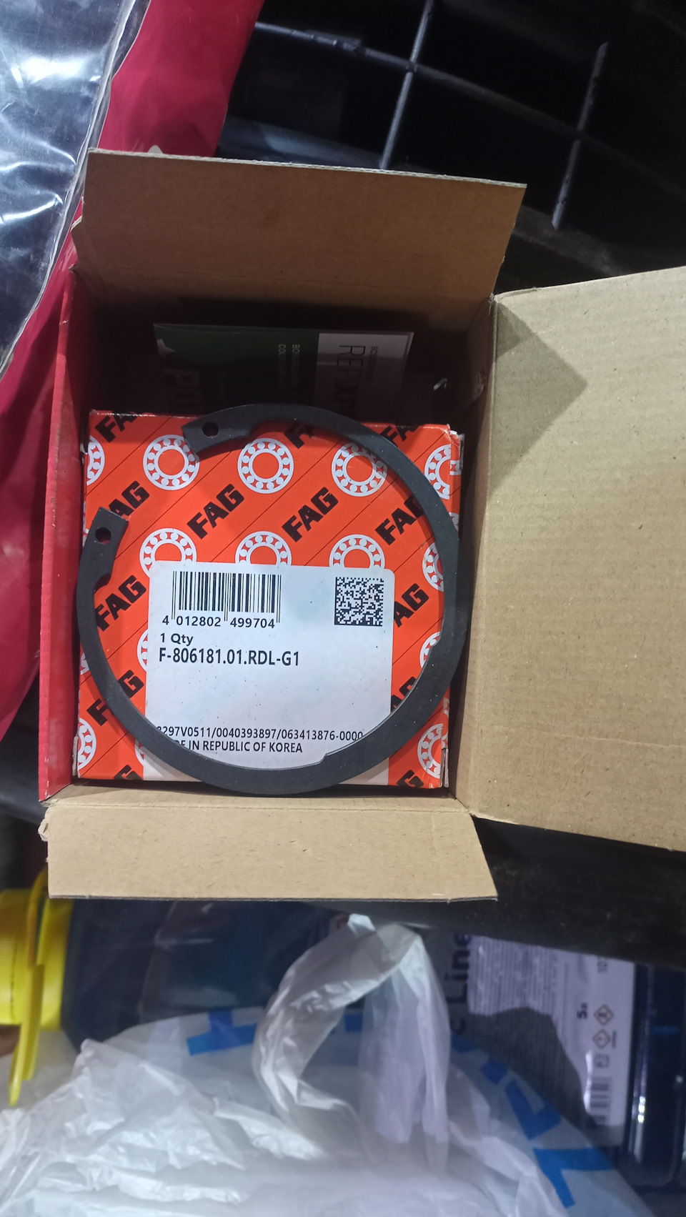 Фото в бортжурнале KIA Ceed (1G). Запчасти на фото: 4012B02, F806181