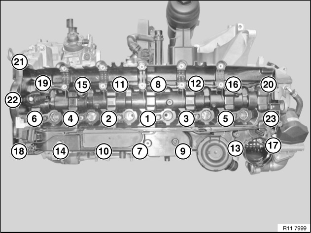 Момент затяжки форсунок m57 bmw