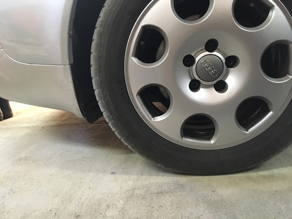 Вид с колесом — Audi A6 Avant (C5)