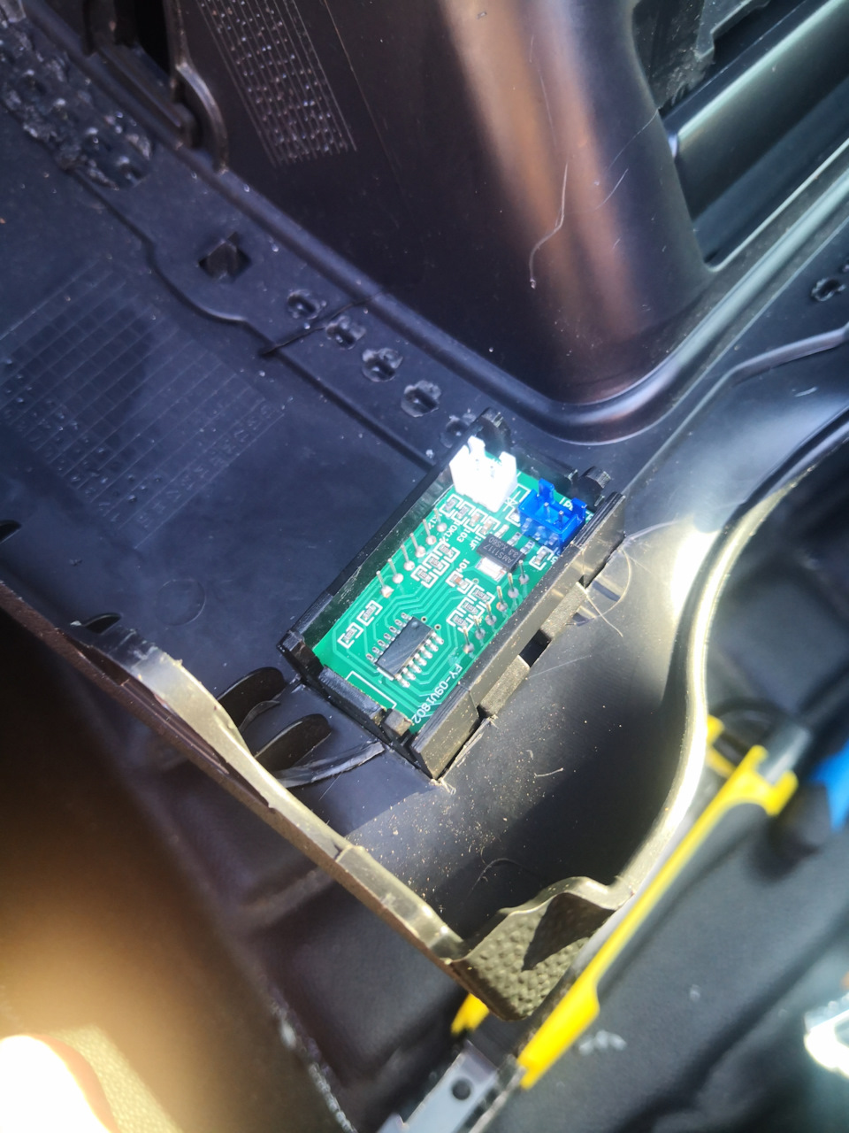 Установка температурного датчика и жк монитора(trancool) на АКПП Aisin ...