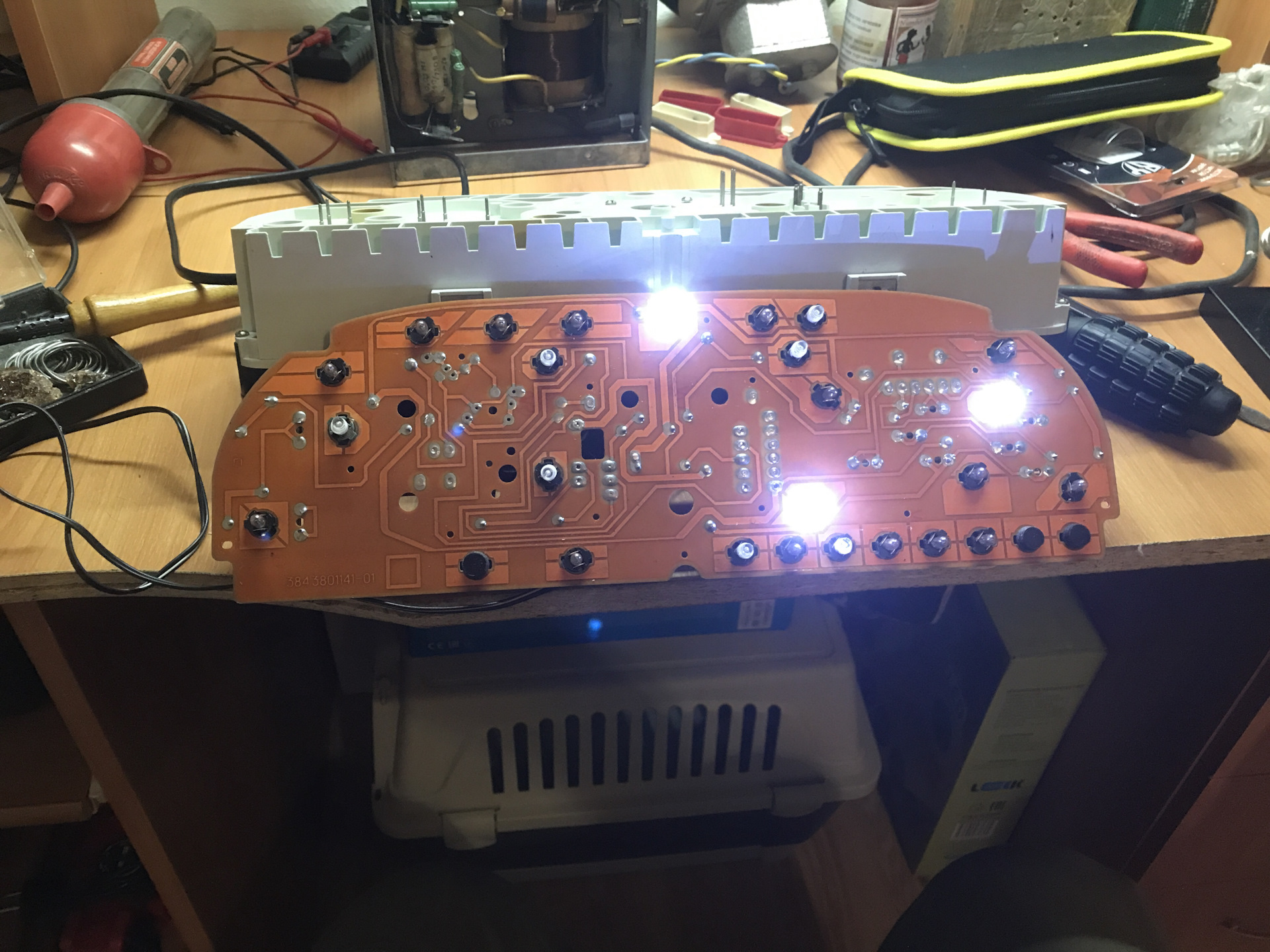 Комбинация приборов — ГАЗ Соболь, 2,4 л, 2004 года | электроника | DRIVE2