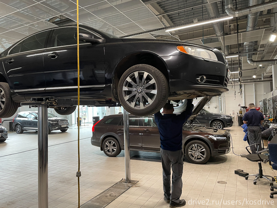 Диагностика подвески на вибростенде — Volvo S80 (2G), 2,5 л, 2011 года ...