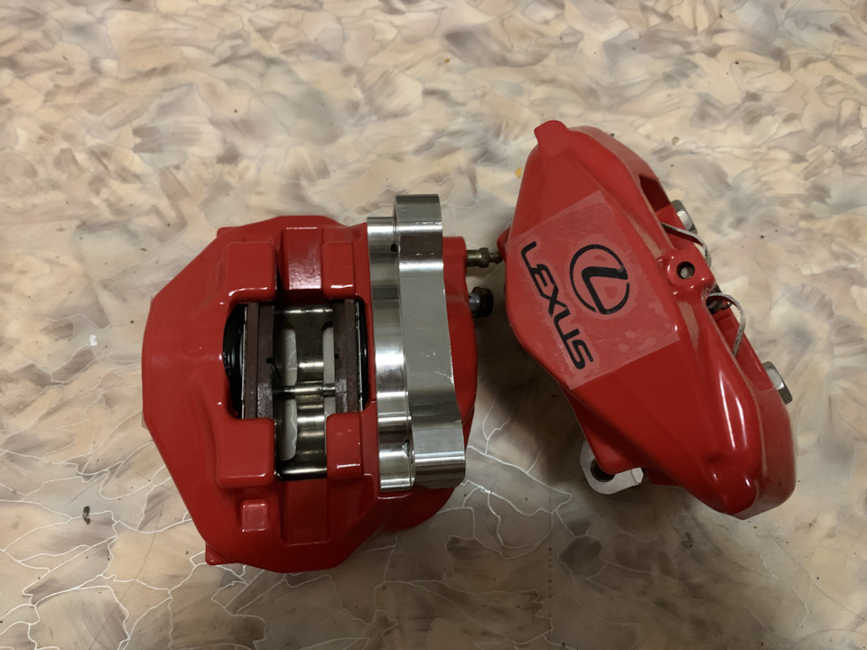 19. Задние тормоза LS430 — Lexus RX (2G), 3,5 л, 2008 года | тюнинг ...