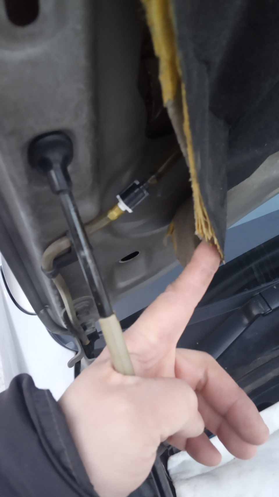 Веерный омыватель лобового стекла — Toyota Caldina (241), 1,8 л, 2007 ...