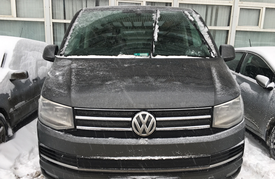 Утеплитель для радиатора автомобиля vw transporter 6